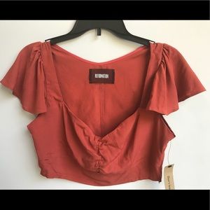 SOLD ON DEPOP ❤️ Reformation crop top